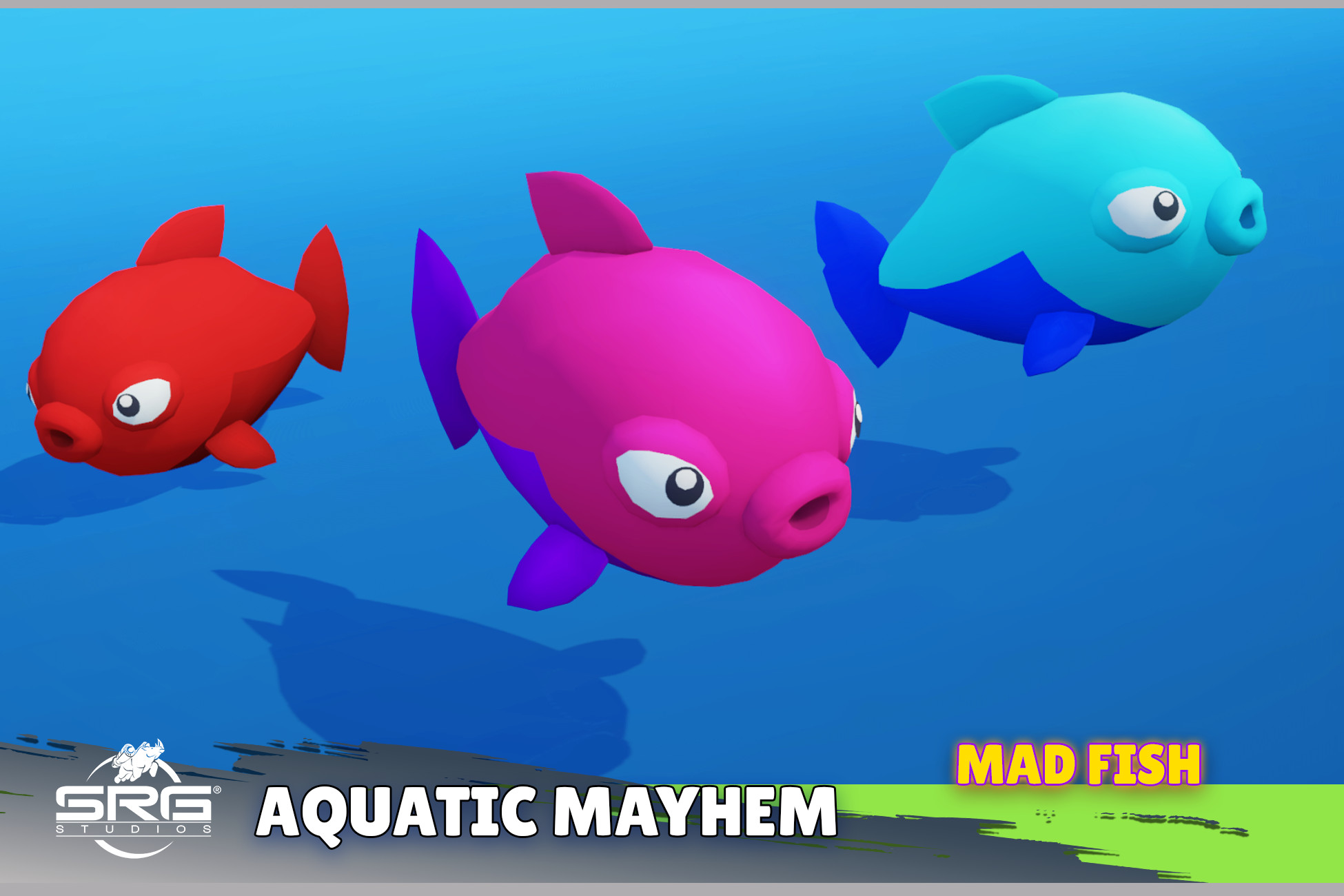 Aquatic Mayhem - Mad Fish | 3D Animals | Unity Asset Store