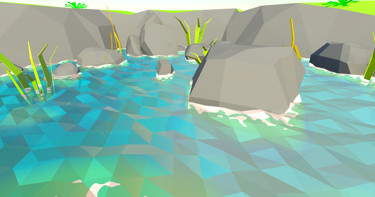 Low Poly Water (100% GPU) | VFX Shaders | Unity Asset Store