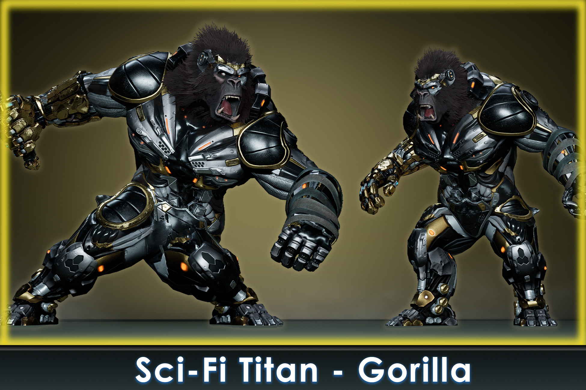 Sci-Fi Titan Gorilla