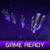 3D sci-fi alien cactus #03