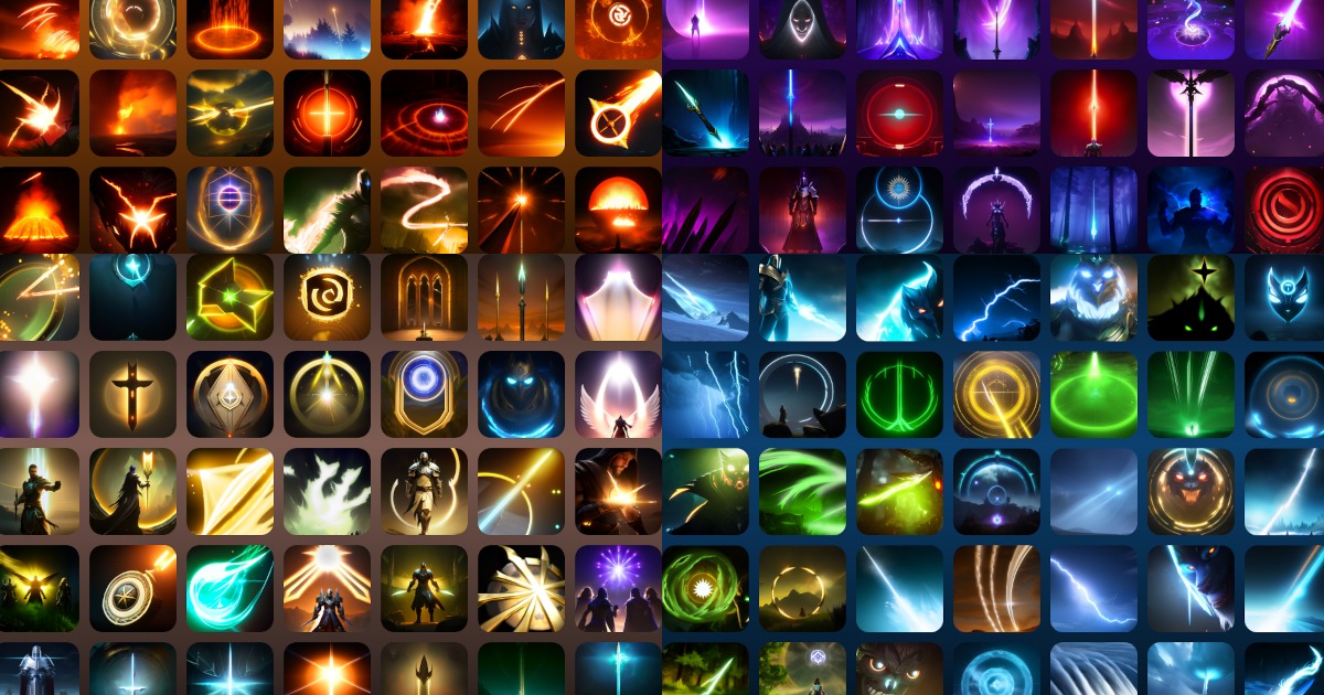 500 Skill/Ability Icons Volume 1 | 2D Icons | Unity Asset Store