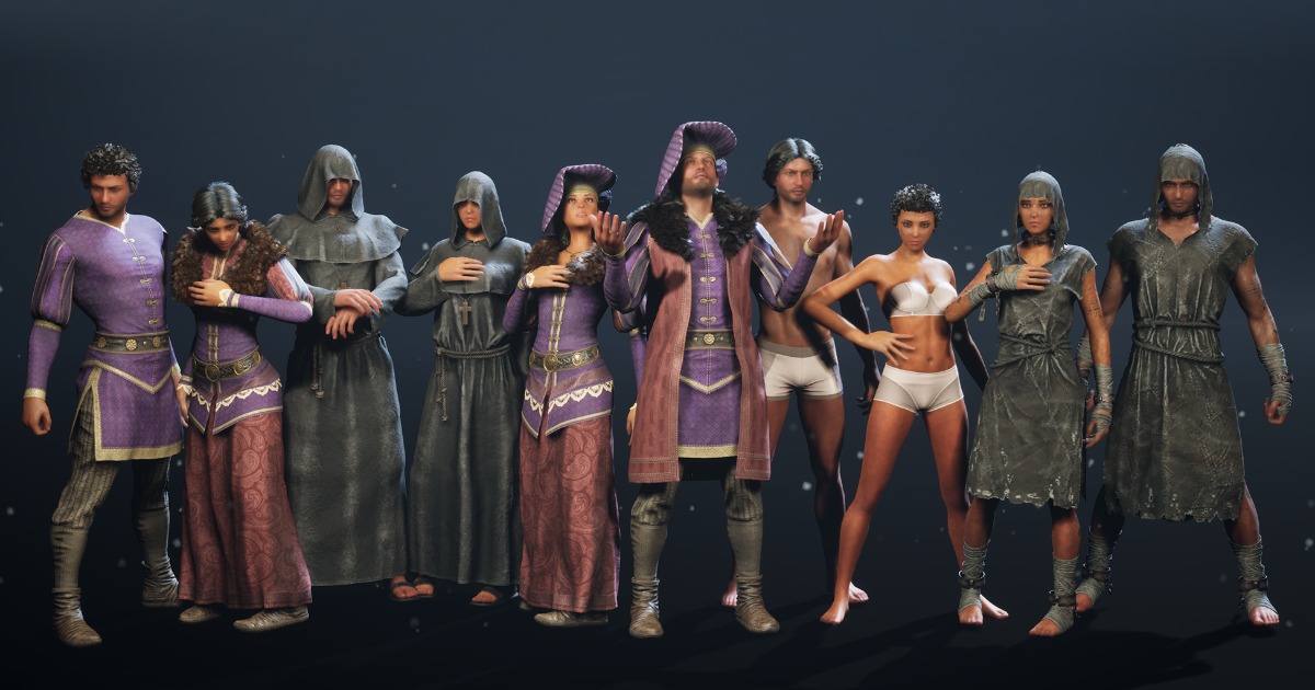 G2: Medieval NPC 02 | 3D Humanoids | Unity Asset Store