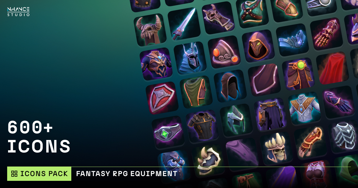 Fantasy RPG Equipment Pack #4 | 2D Icons | Unity Asset Store