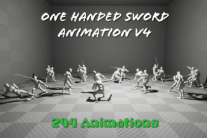 One Handed Sword Animation V4