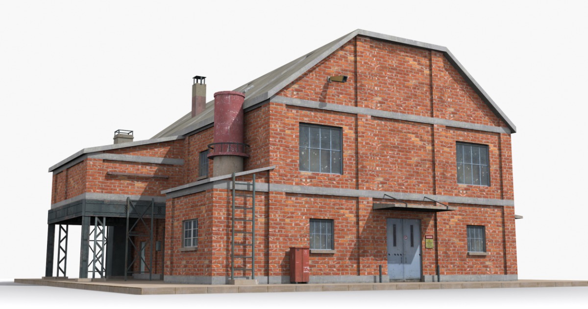 Industrial Factory Building – Variant 27 | 3D Industrial | Unity Asset ...