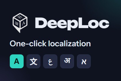DeepLoc: One-Click Localization & AI Translation
