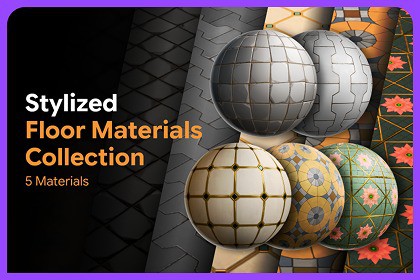 Stylized Floor Materials Collection