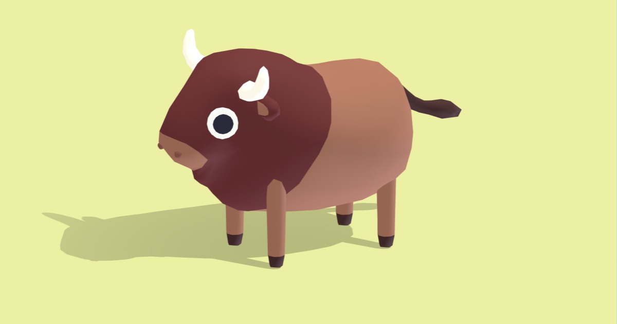 Bison Unity Bison - Quirky Series | Characters | Unity Asset Store