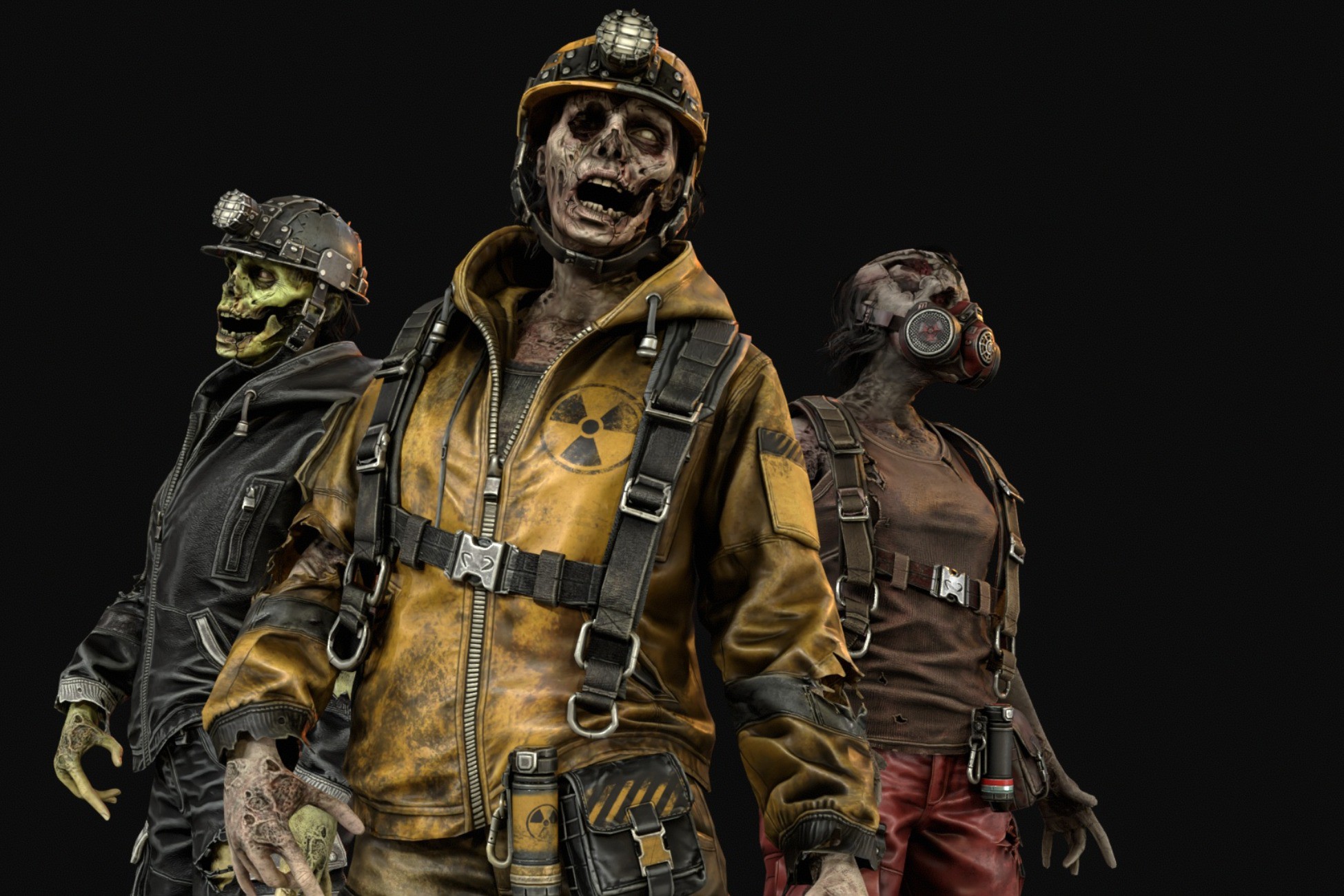 Zombie Worker Girl Tree