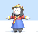 Korean Mask Dance Characters