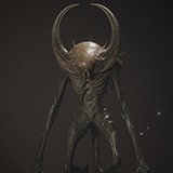 Crescent Horn Horror - Humanoid Creature 3