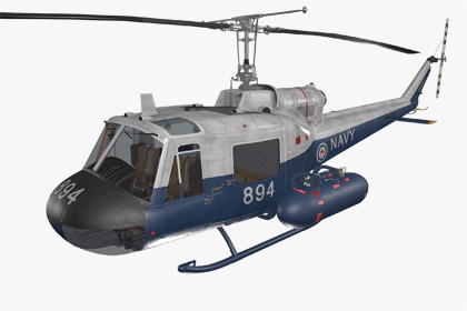 UH-1B Australia Navy Complex Animation