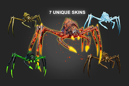 Stylized_Spider_4 7 Skin Variants Pack