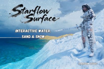 StarFlow Surface - Interactive Water, Snow & Sand