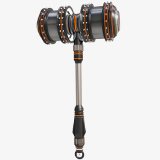 Sci Fi Battle Hammer 07 URP HDRP Textures