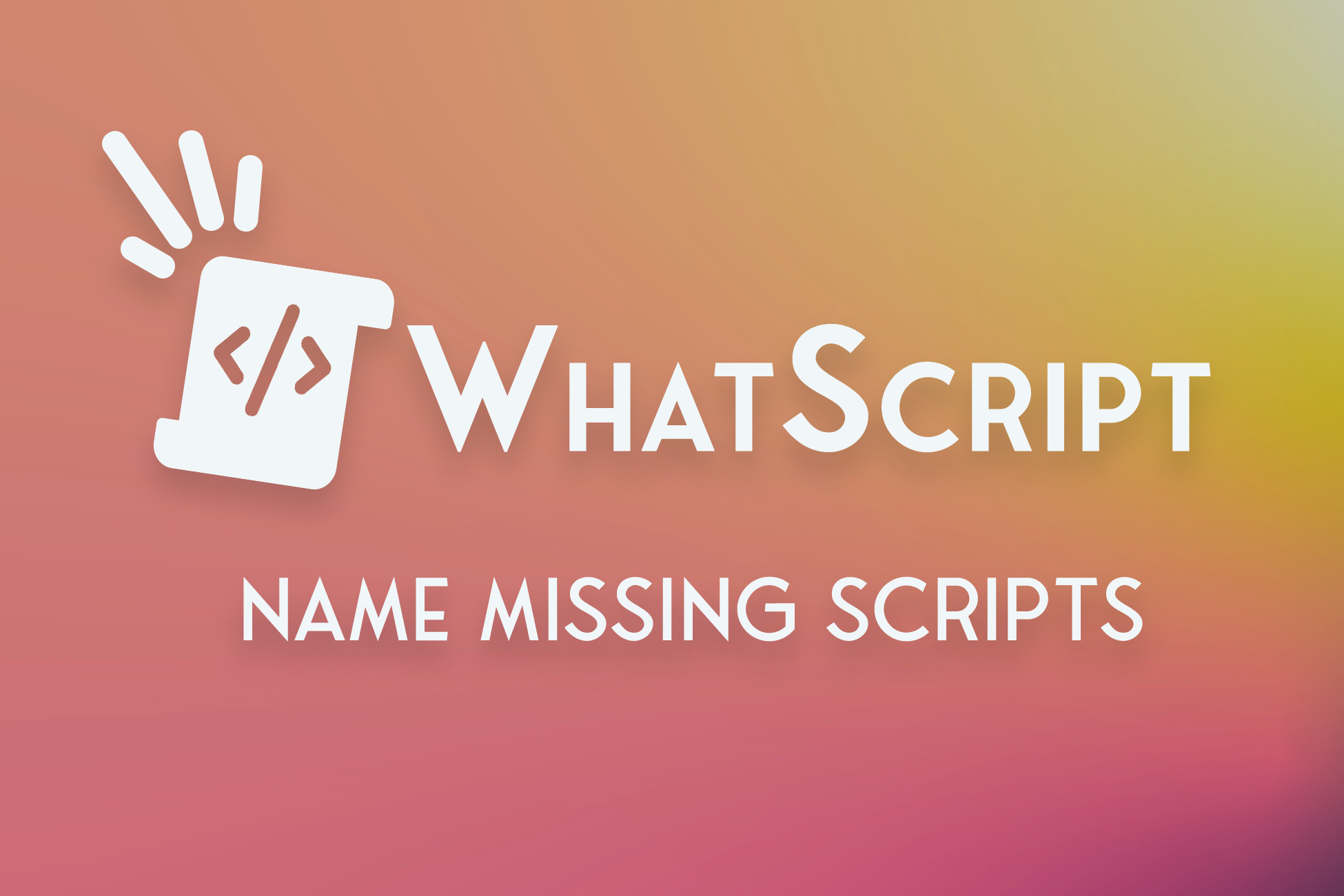 Missing Text Script WhatScript | Name Missing Scripts | Utilities Tools | Unity Asset Store