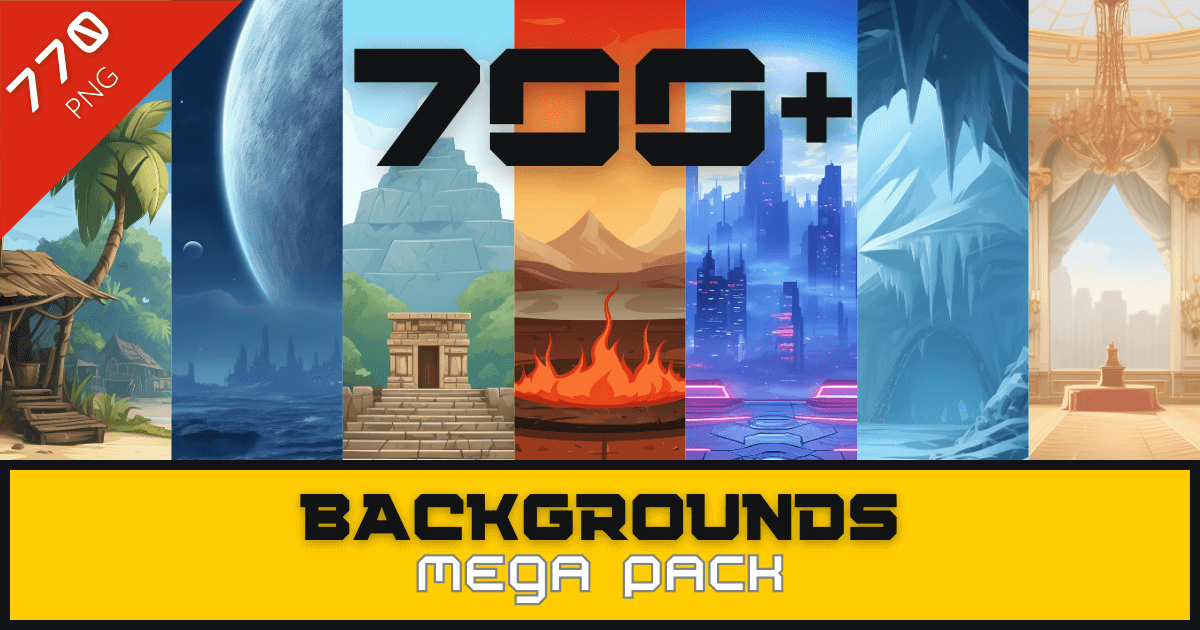 700+ Backgrounds Mega Pack (v2.0) | 2D Environments | Unity Asset Store