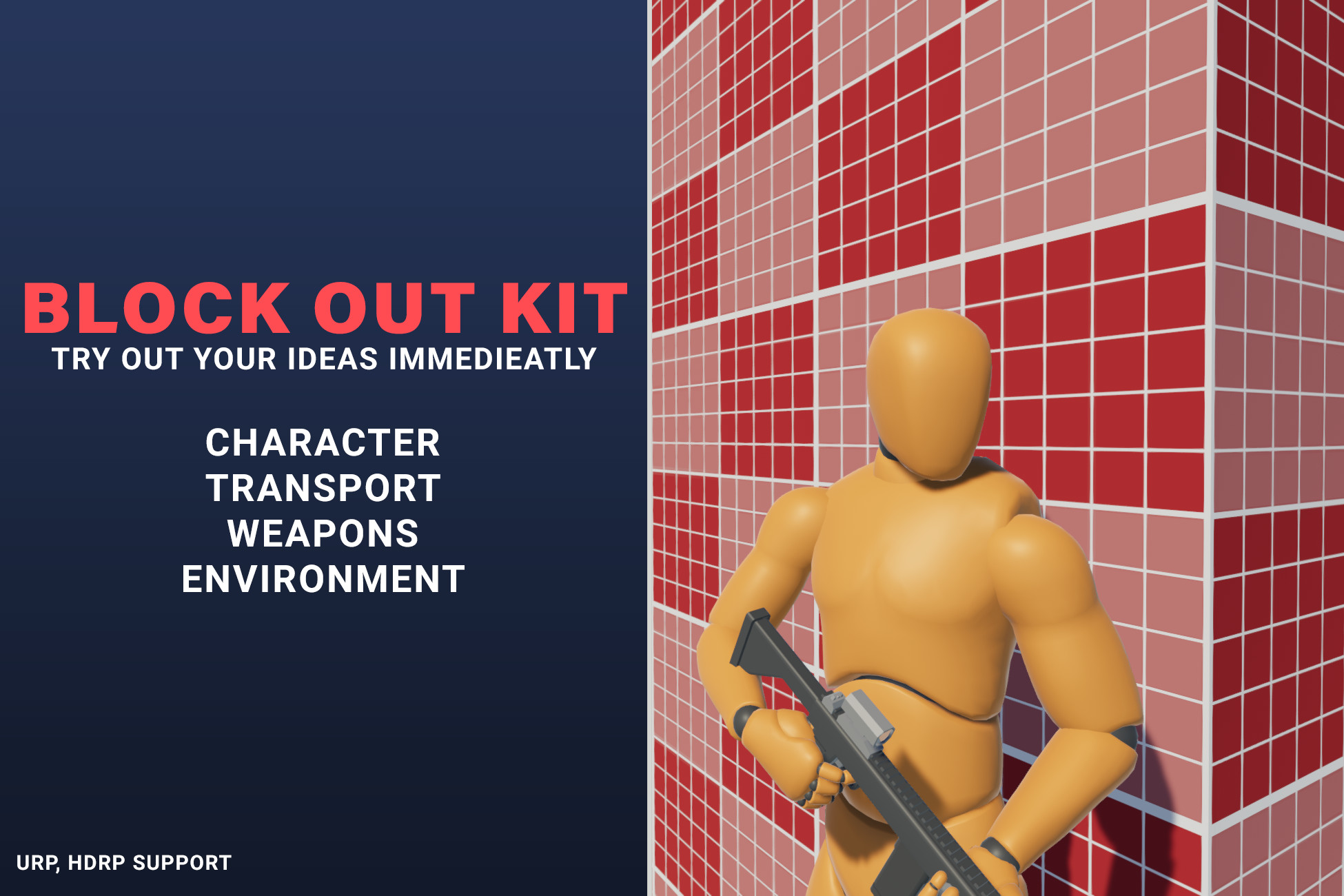 BlockOut Prototype Kit | 3D Environments | Unity Asset Store