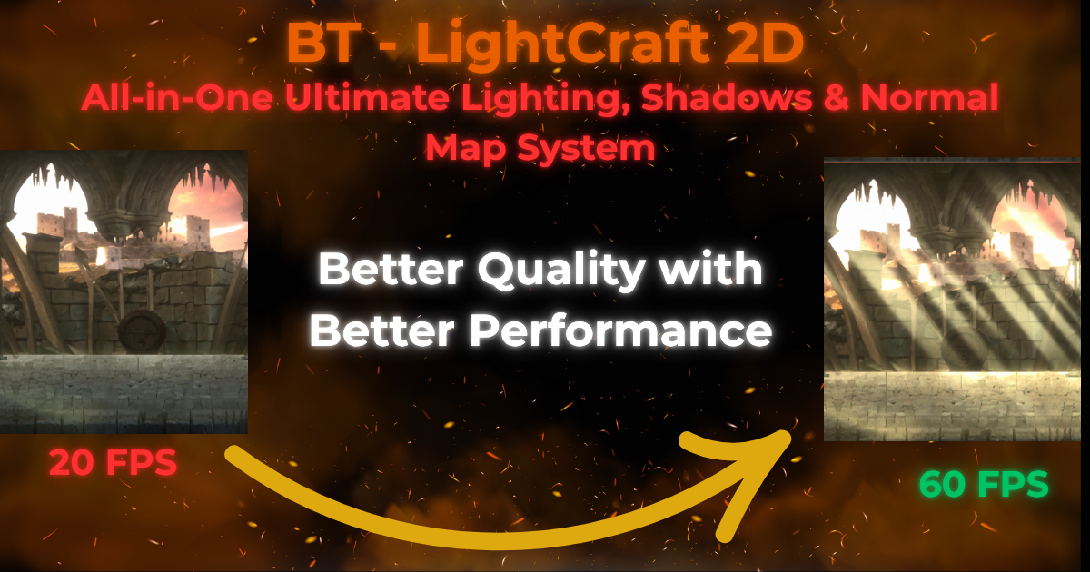 Light Unity Map BT - LightCraft 2D: All-in-One Ultimate Lighting, Shadows & Normal Map ...