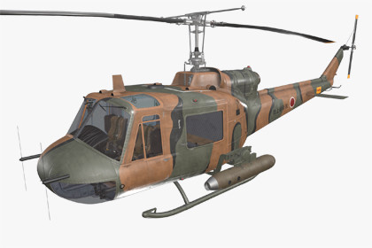 UH-1B JGSDF 2 Complex Animation