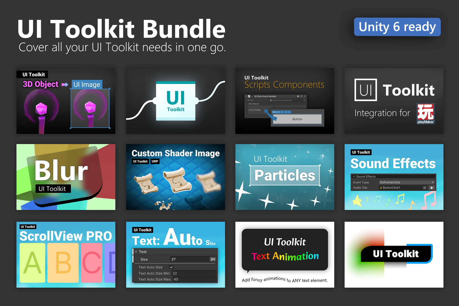 Unity Ui Toolkit Tutorial UI Toolkit Bundle 2 | 2D GUI | Unity Asset Store