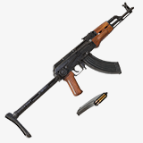 AKMS Light Machine Gun 10 Wood URP HDRP Texture