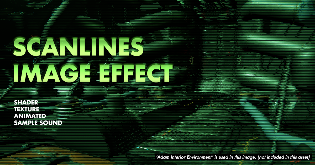 Scanlines Image Effect | Fullscreen & Camera Effects | Unity Asset Store