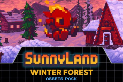 SunnyLand Winter Forest