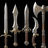 Viking Pirate Style Weapon Icons