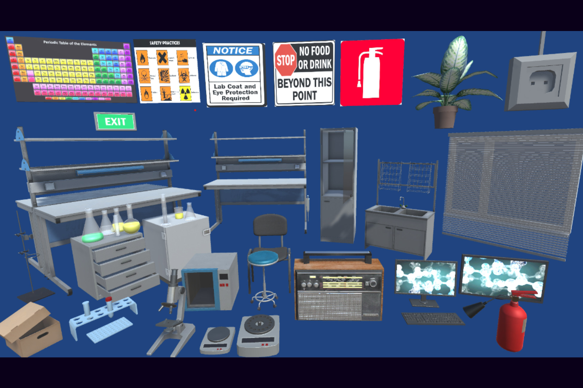 3D Chemistry Lab | 3D 環境 | Unity Asset Store