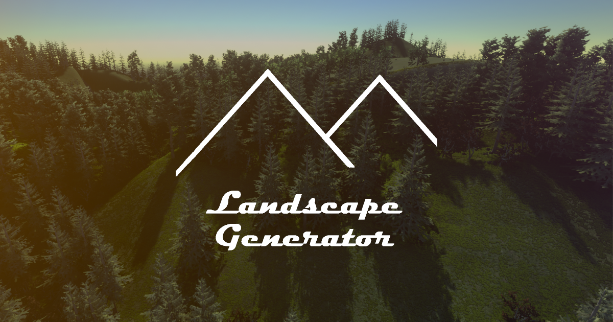 Unity Auto Landscape Landscape Generator 3 | Terrain | Unity Asset Store