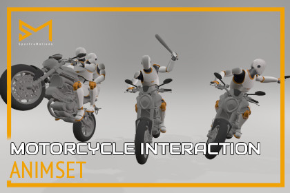Motorcycle Interaction Animset