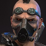 Sci-Fi Punk Warrior