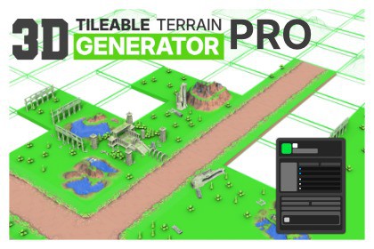 Tileable 3d terrain Generator: Pro