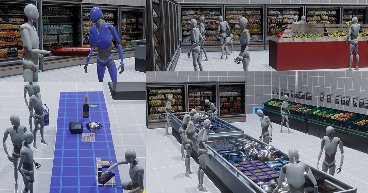 In Store animations (Motion Cast#04 Vol.1) | 3D Animations | Unity ...