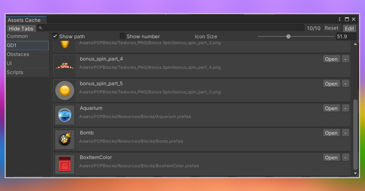 Unity Asset Level Assets Cache | Level Design | Unity Asset Store