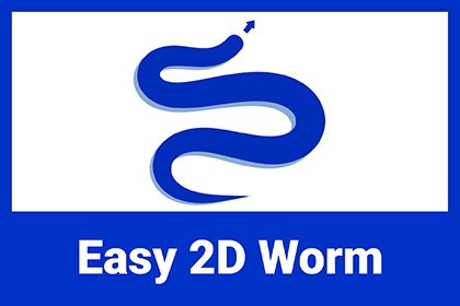 Easy 2D Worm - Procedural Snakes, Tentacles & Physics