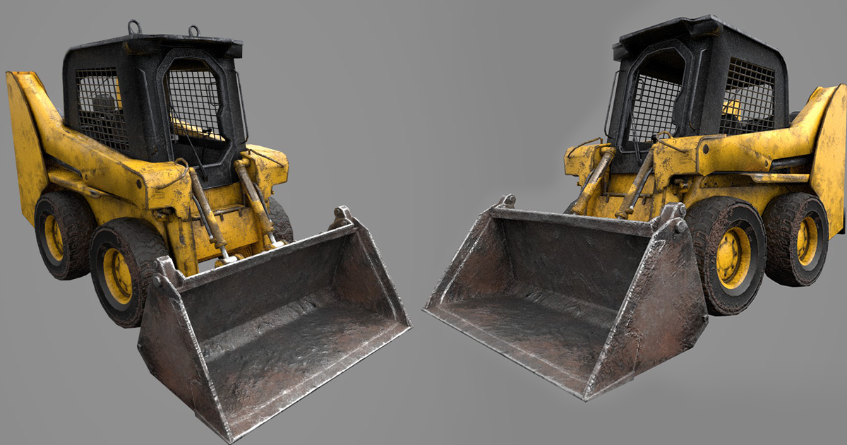 Excavator Unity Model Work Machine Excavator bulldozer | 3D Land | Unity Asset Store