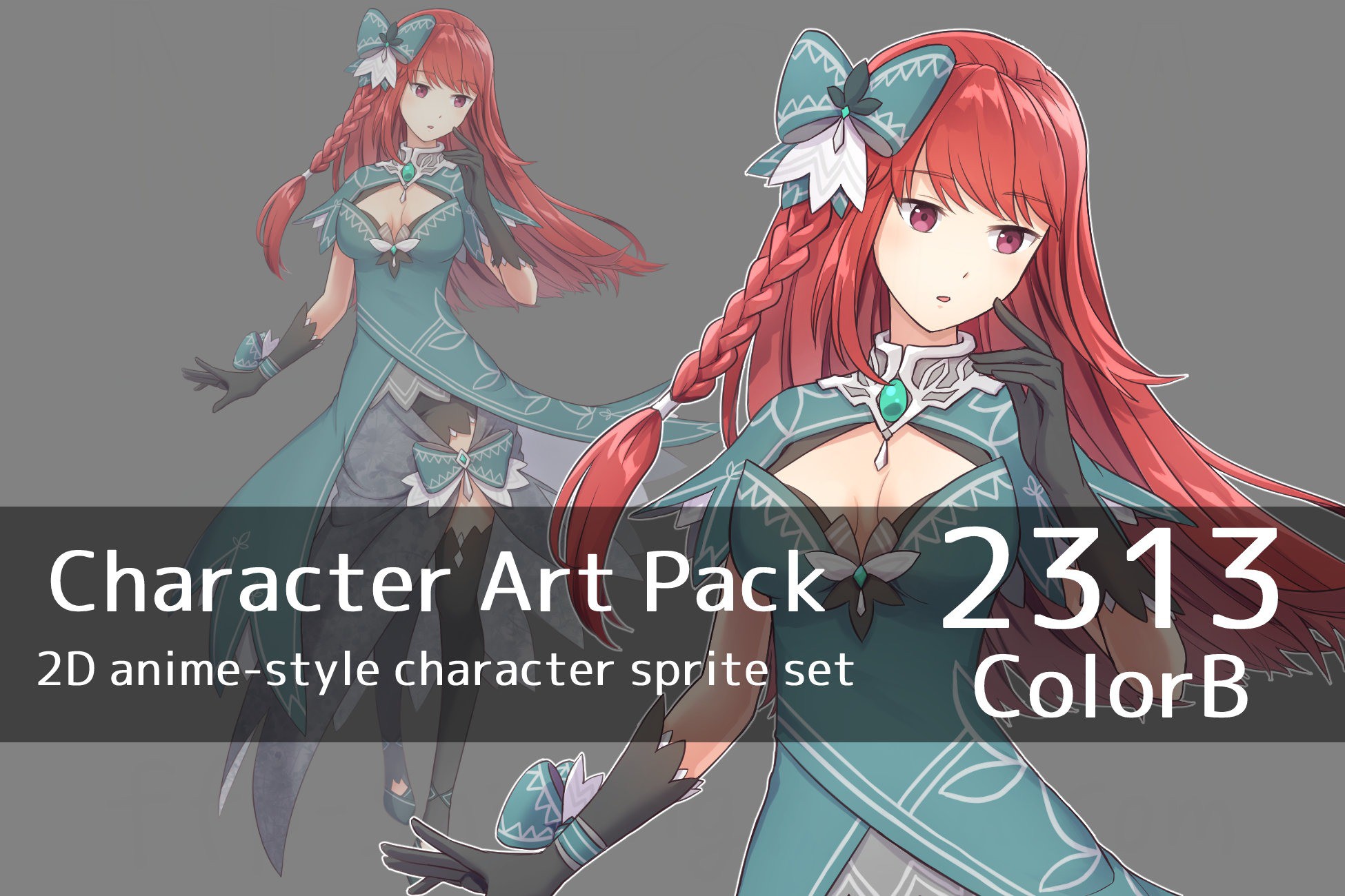 Character Art Pack: 2313-colorB- 6 Expressions | 2D 角色 | Unity Asset Store