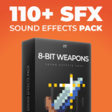 8-Bit Weapons SFX Pack - Swings, Hits, Shots, Impacts, Charges Explosions Sounds