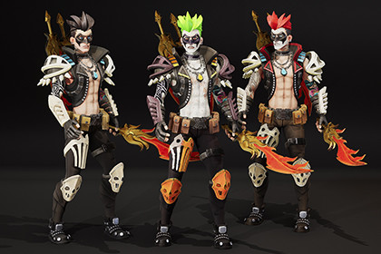 Stylized Male Punisher 01