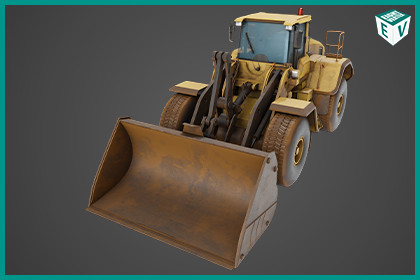 Dirty Mining Truck 02 URP HDRP Textures