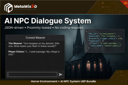 Horror Environment + AI NPC System URP Bundle