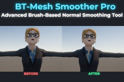 BT-Mesh Smoother Pro: Advanced Brush-Based Normal Smoothing Tool