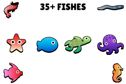 2D Ocean Fish Pack - Vector