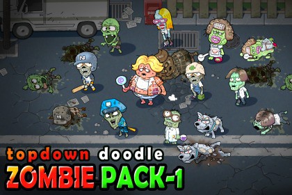 Doodle Zombie Pack 01 - Urban Infection