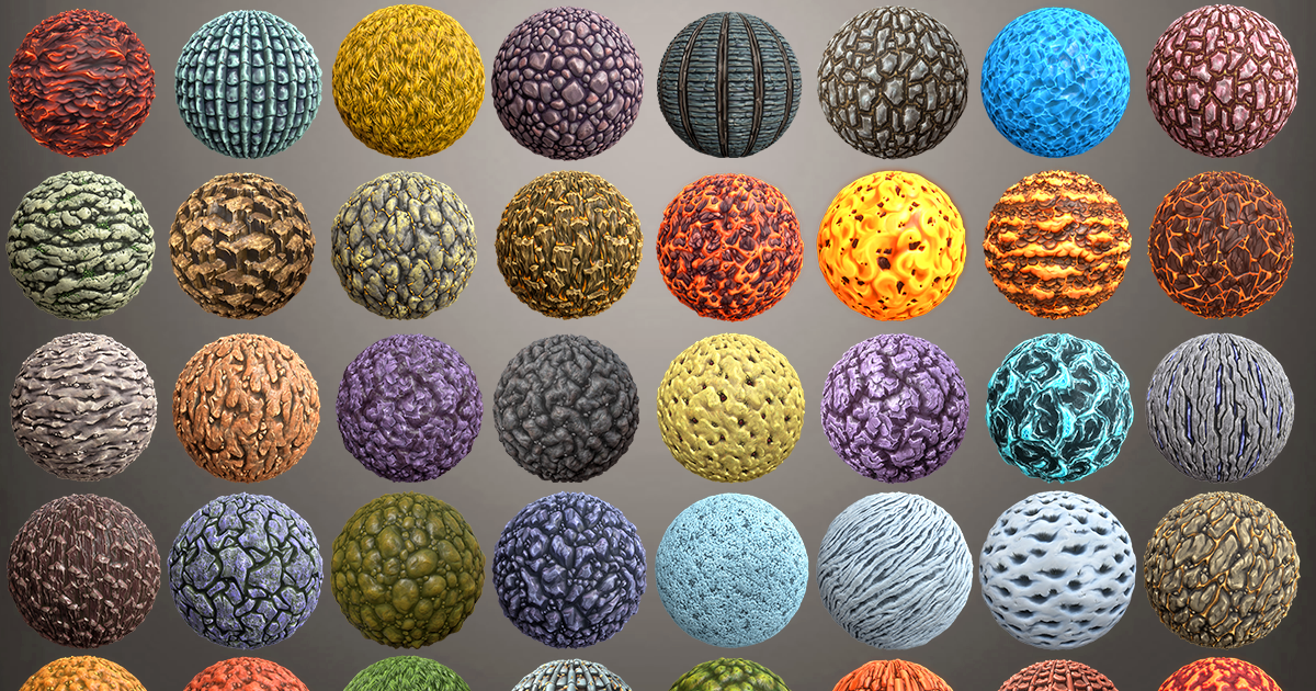 Stylized Texture Pack - VOL.03 Textures | 2D Textures & Materials ...