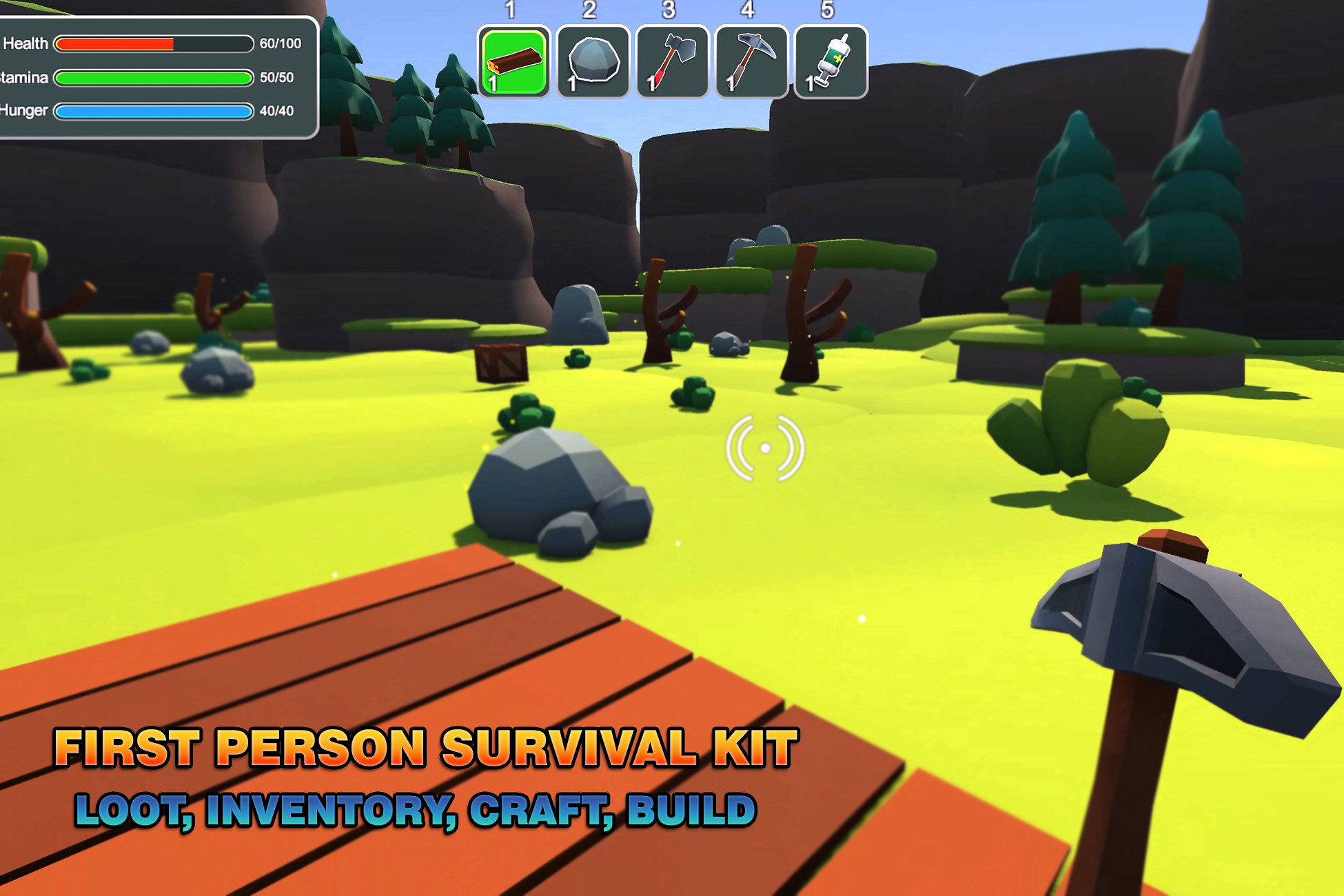 FP Survival 3D - Game Template, image 1