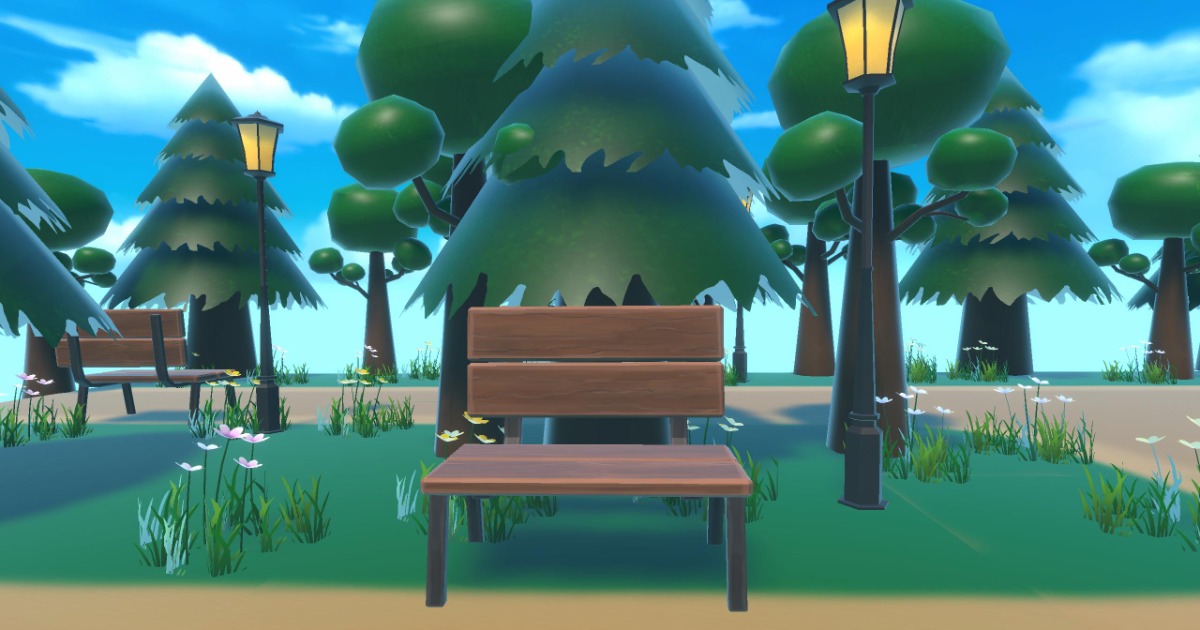 MAR – Low Poly Park Environment (URP) | 3D Landscapes | Unity Asset Store