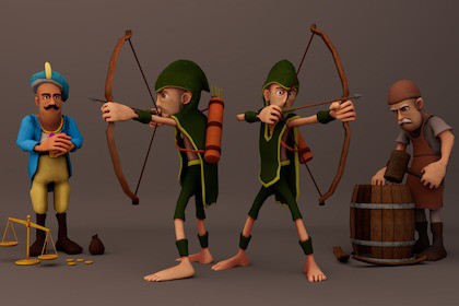 dReal Ranger Fantasy Character Pack